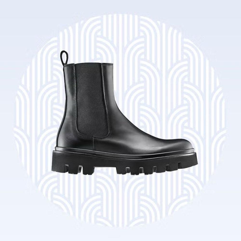 KOIO Leather Chelsea Lug Sole Boots 6.5 euro 37